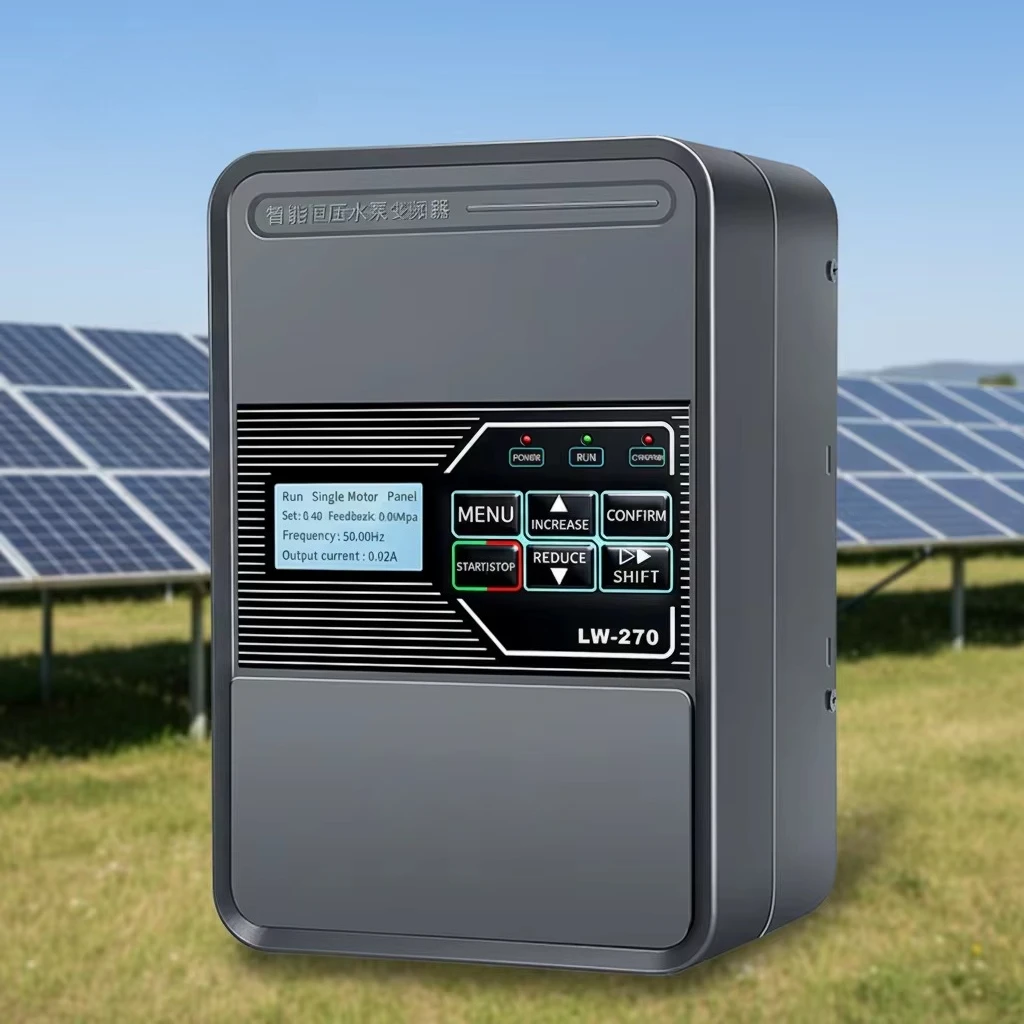 LW-270 3 Phase 220V 380V Solar VFD Inverter 7.5KW Motor Water Pump Control System Solar Inverters Variable Frequency Drive