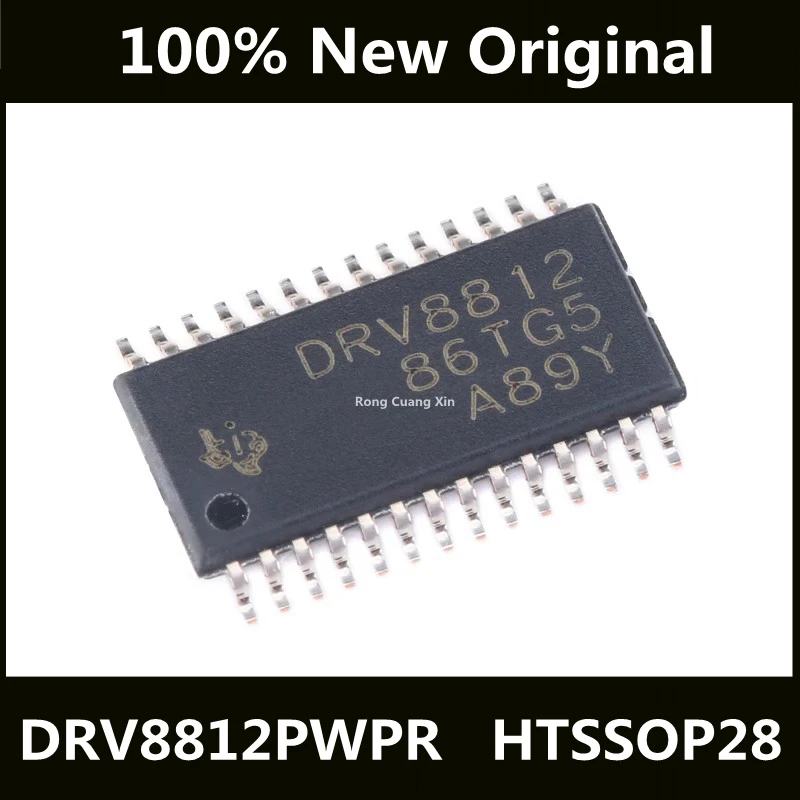

5pcs New Original DRV8812PWPR DRV8812PWP DRV8812 HTSSOP-28 Bipolar Stepper Motor Driver Chip IC