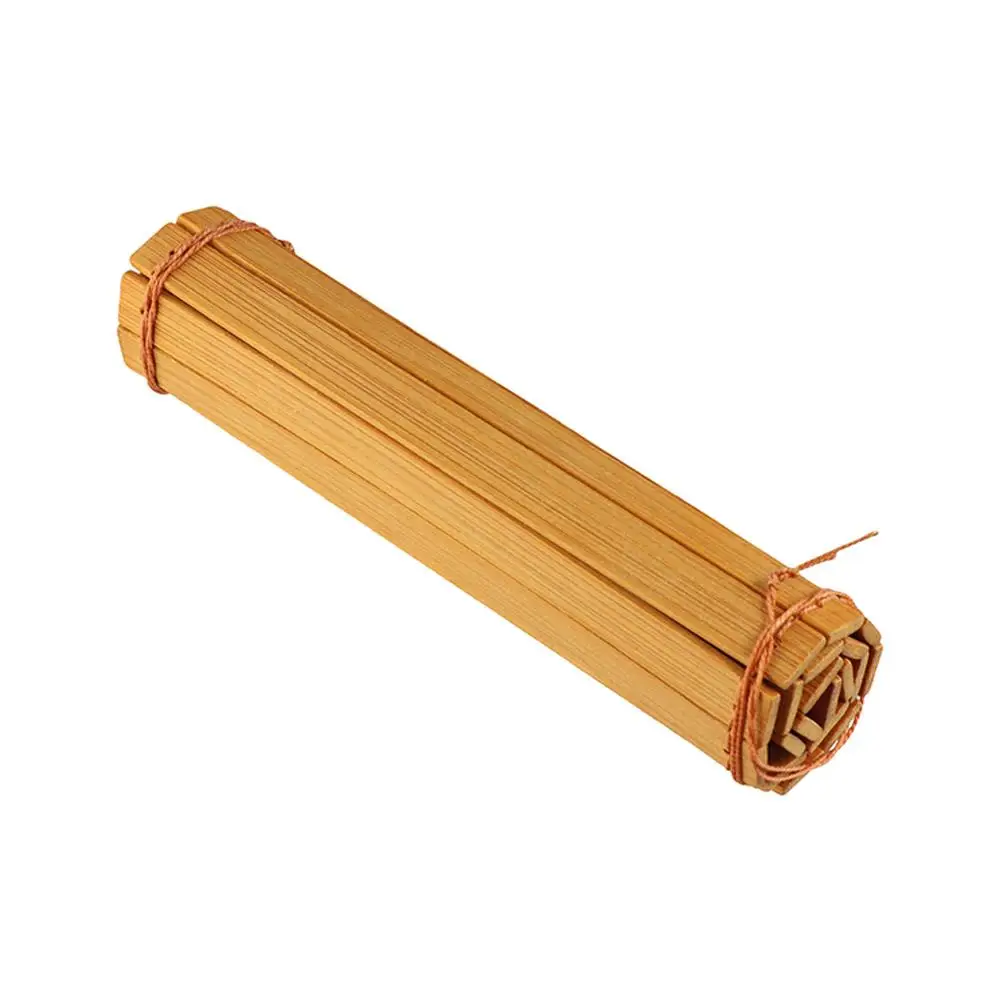 Creative Writable Blank Bamboo Simple Multifunctional Ancient Style Bamboo Slips Books Scroll Letter Writing Paper Classic