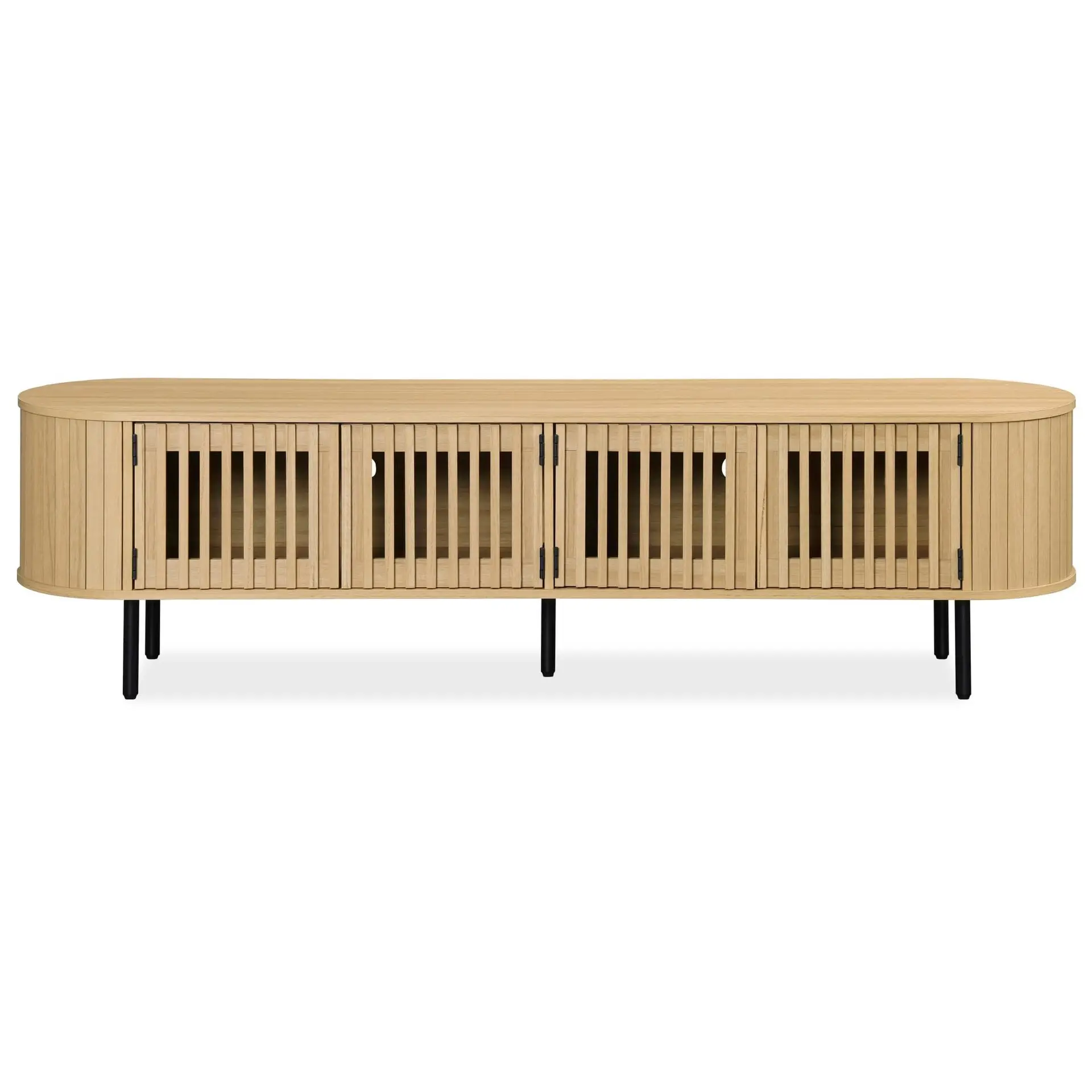 Wooden living room TV cabinet Dining room side cabinet Oxford groove cabinet