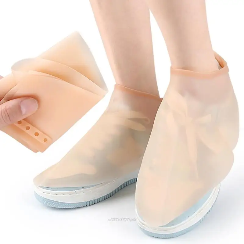 

X5XA Силиконовые бахилы для парикмахерской, парикмахерской, ветеринарной клиники, водонепроницаемые пылезащитные бахилы для за