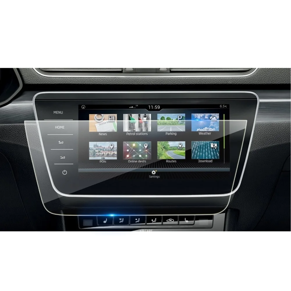 RUIYA واقي شاشة سيارة للأعمال رائع كولومبوس 2019 2020 9.2 بوصة شاشة عرض الملاحة اكسسوارات السيارات الداخلية