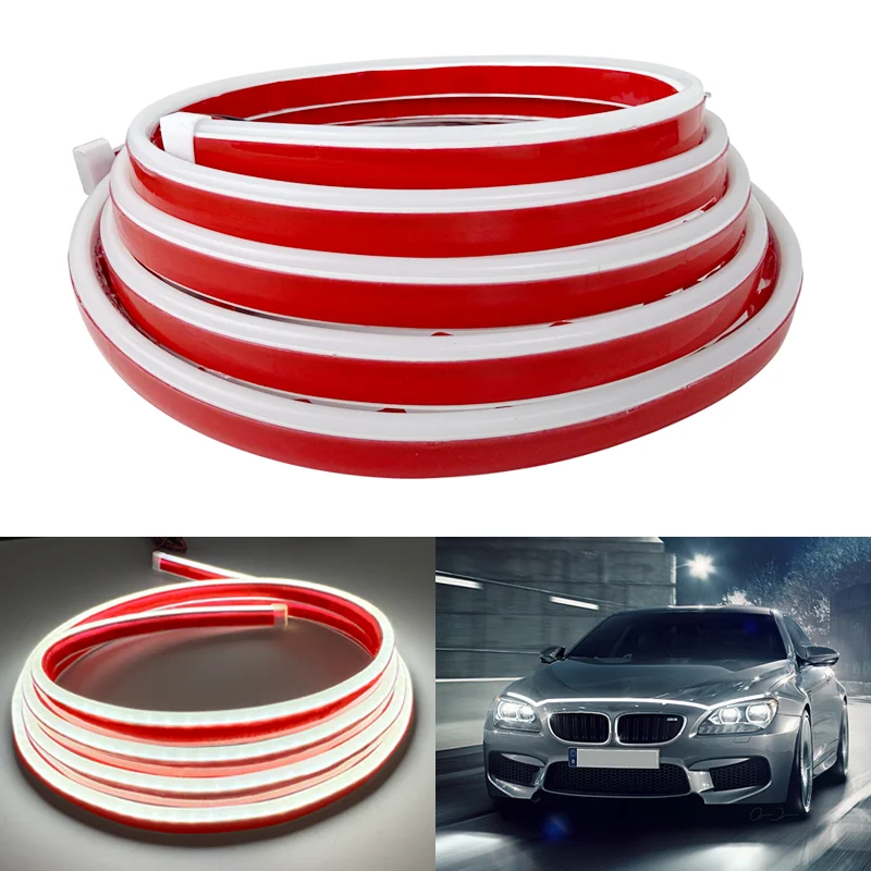 

Super Bright Scan Starting Led Car Hood Light Strip Decorative Lamp Flexible DRL Daytime Running Lights Auto Neon Strips 12v24v
