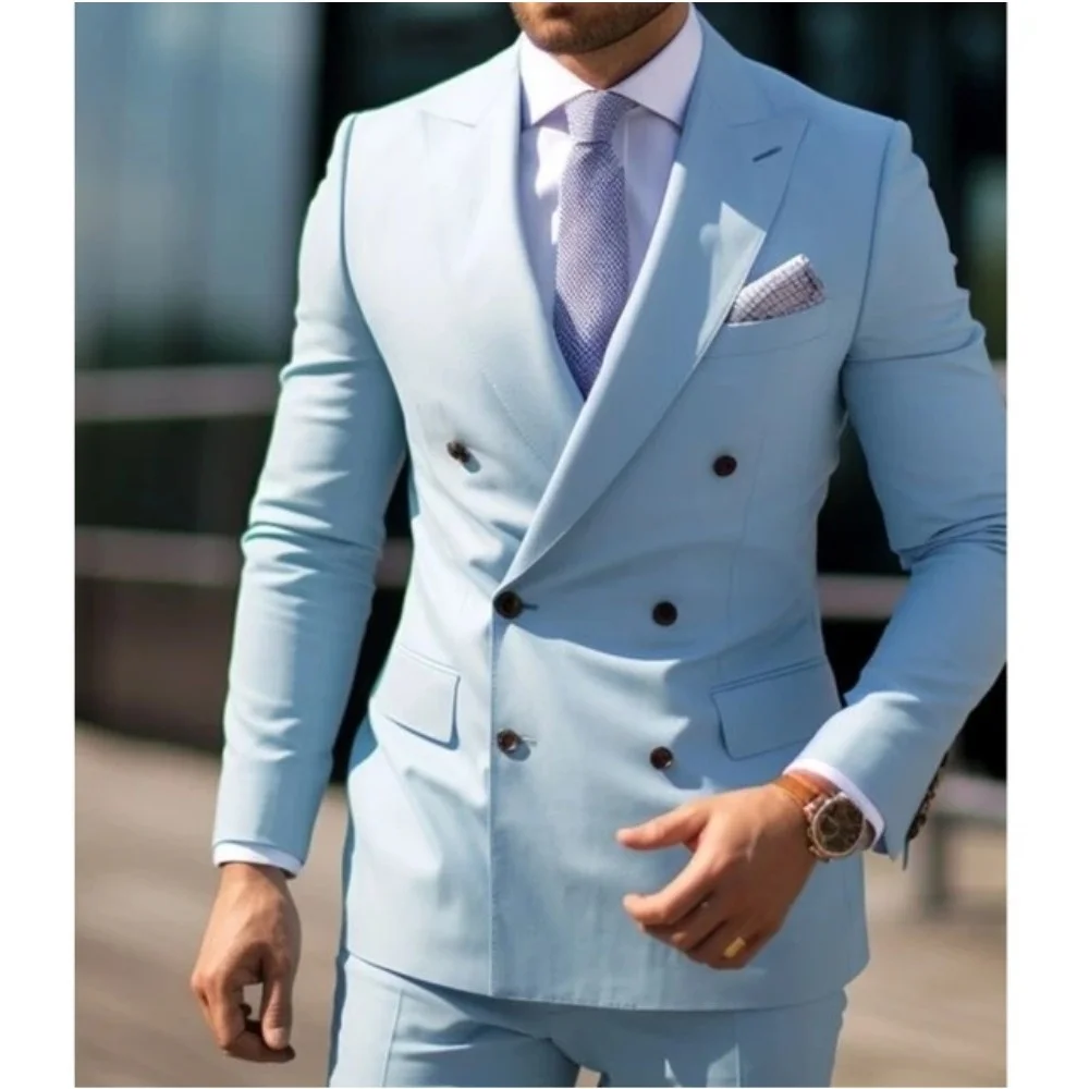 Jas Tuxedo Pria untuk Pernikahan, Formal, Oranye Berkilau, Model 2-Piece dengan Kancing Logam, Cocok untuk Kerja dan Sehari-hari