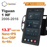 1920*1080 Nano Ownice Android 12.0 for Volkswagen Tiguan 1 NF 2006 - 2016 Car Radio Video Audio 13.3\