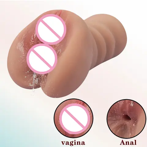 1pcs Male Masturbator 2 In 1 Realistic Vagina sexx Toys For Men Pocket Pussyy Blowjob Masturbation Cup Adults sexx Tool for Men