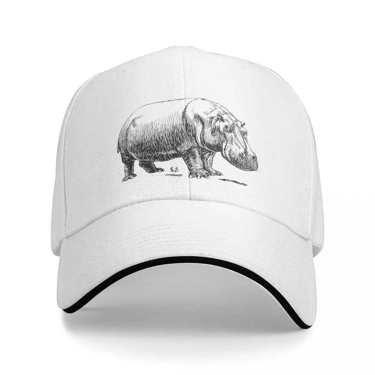 Hippopotamus Baseball Cap Custom Cap Golf Hat Man Golf Women Men's