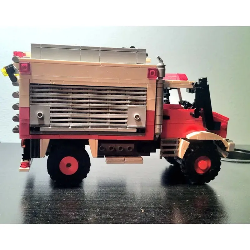 

MOC-252949 City Rescue Fire Truck Building Block Model 634 Parts MOC Creative Boys Children Birthday Christmas Toy Gift