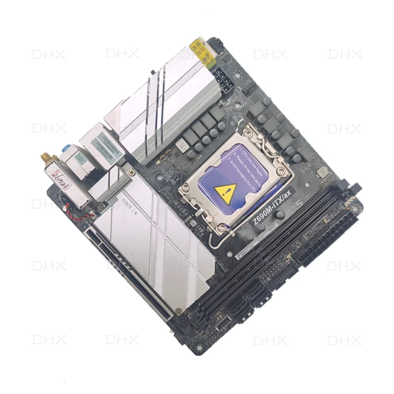 LGA 1700 DDR4 Mini-ITX Z690 Mainboard For Asrock Z690M-ITX/AX Motherboard 64GB PCI-E5.0 M.2 HDMI 100% Tested Fully Work