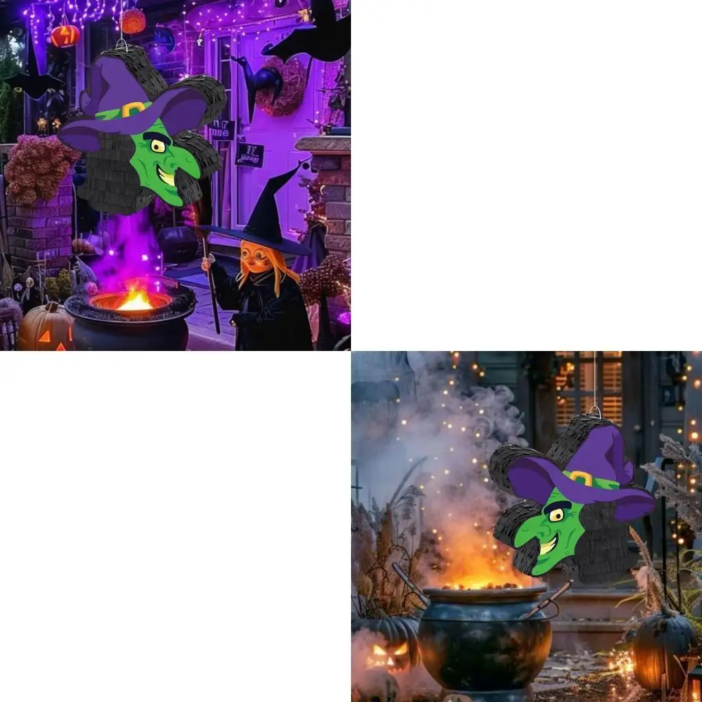 

Halloween Witch Piñatas Children Party Candy Breaking Game Festival Decoration