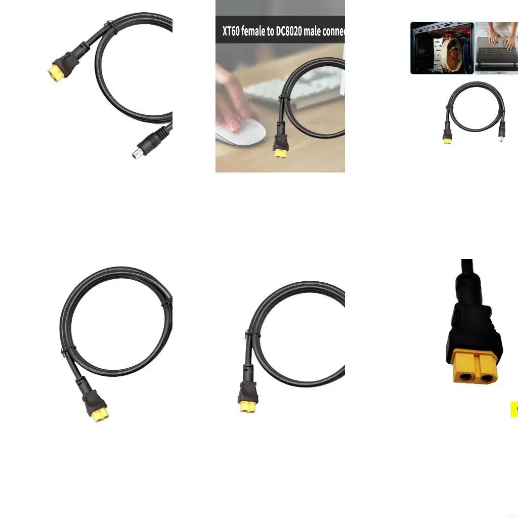 193A XT60 Female to DC8020 Male Connectors Cable for Outdoor Power Solution