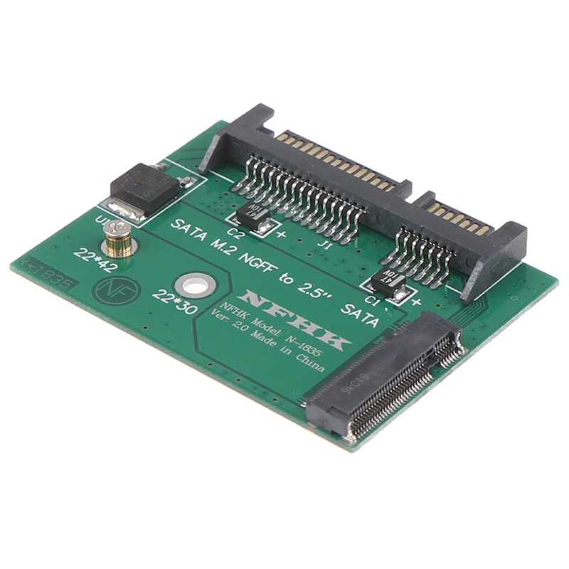 △ M.2 NGFF Ssd Solid State Hard Disk To Half High 2.5 Inch Sata3 Adapter Card
