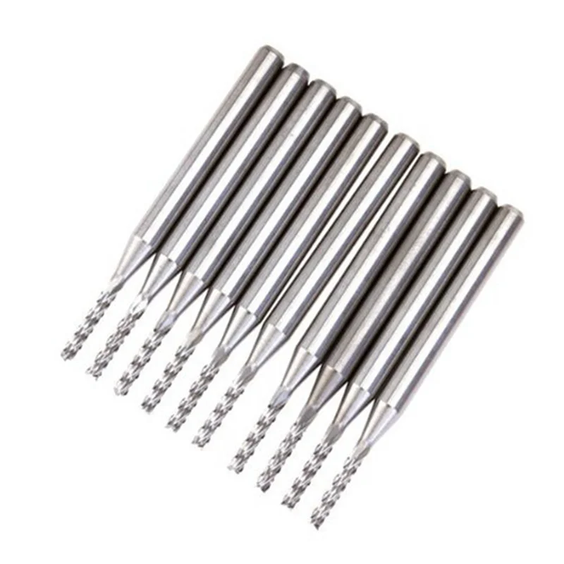 

ABAH-20Pcs Cutter Carbide PCB End Mill 1.5 Mm