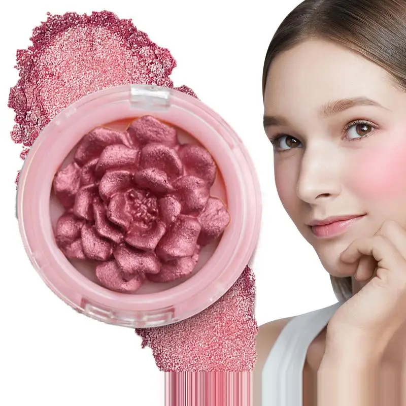 Embossed Blush Peach Pink Orange Tint Makeup Blush Palette Cheek Contour Rouge Cosmetics Cheek Tint Blusher Powder Rose Blush