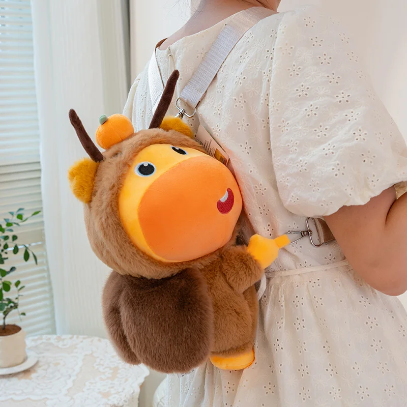 ゴキブリぬいぐるみバックパック幼稚園漫画スクールバッグ子供用コインパースファッションオールマッチ学生斜め掛けバッグ