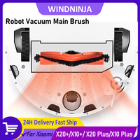 Roll Brush Main Brush Parts Accessories Replacement for Household Cleaning for Xiaomi Robot Vacuum X20+/X10+ / X20 Plus/X10 Plus