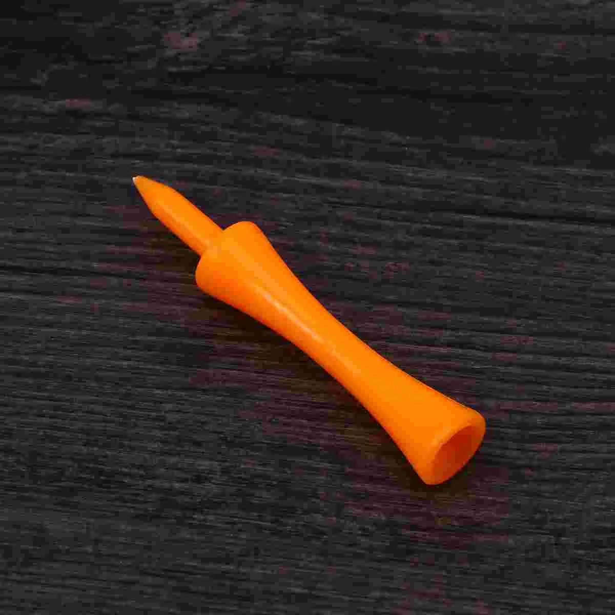 50pcs 70mm Large Castle Tees (Orange) Plastic tee 70mm tee tees 70mm