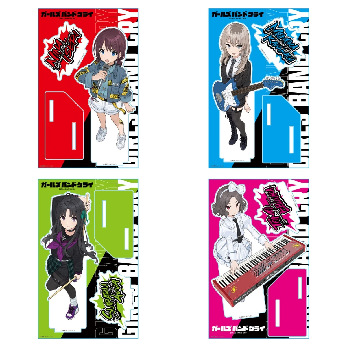 

Anime GIRLS BAND CRY Acrylic Stand Model Cosplay Characters Charm Ornament Accesorios Goods Collection Firend Gifts