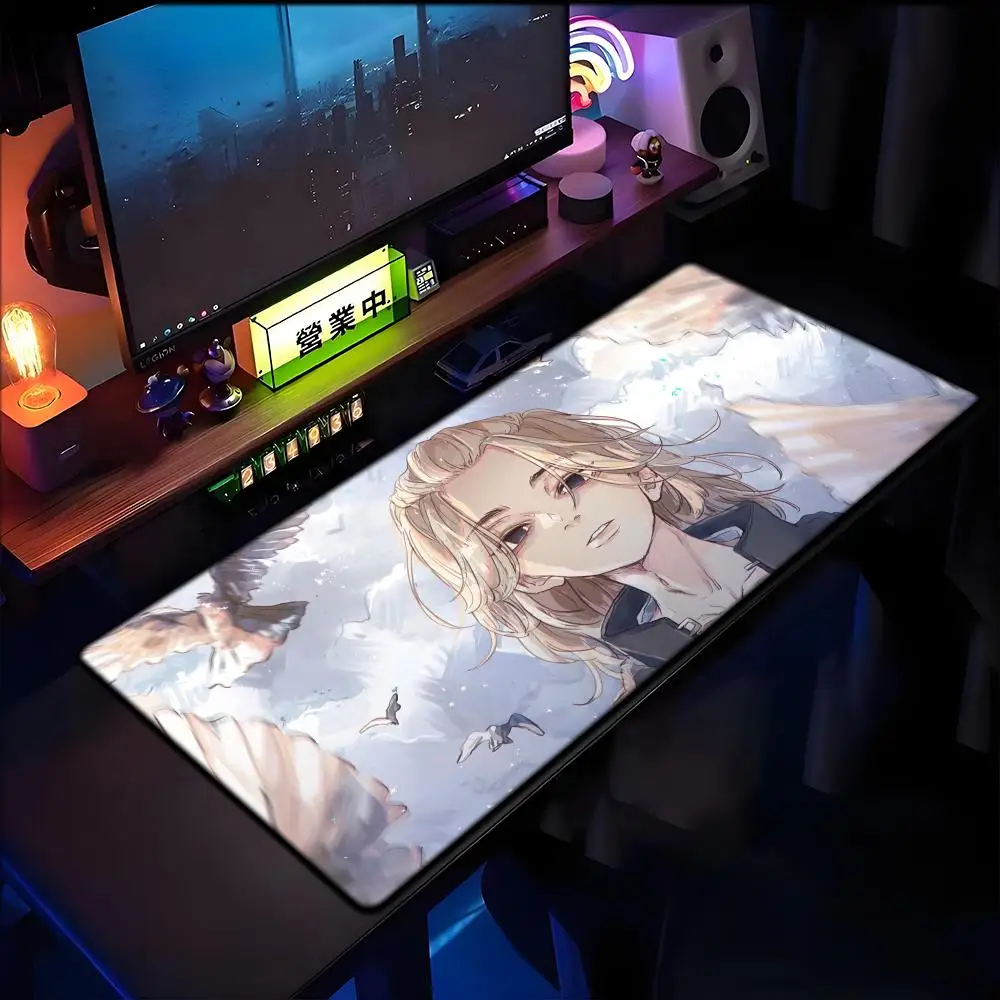 

Tokyo Revengers Mousepad Mouse Pad Large Computer Gaming Keyboard Rug Mousepad Laptop Gamer Accessories Desk Mat HD Car Mousepad