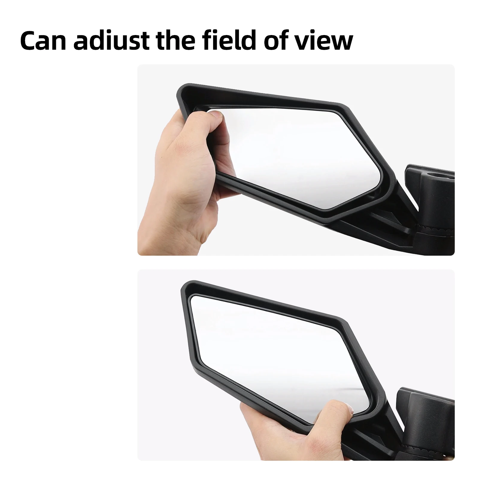 2Pcs UTV Rearview Side View Mirrors Adjustable For Can Am Maverick X3 Max Turbo R 2017-2022 Accessories