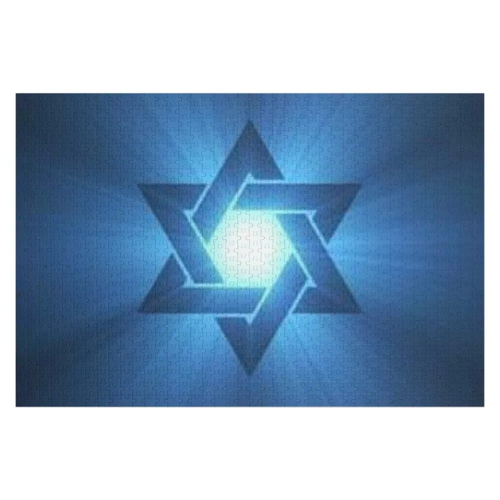 

Bright Star of David Jigsaw Puzzle Custom Photo Baby Wooden Jigsaw Custom Puzzle