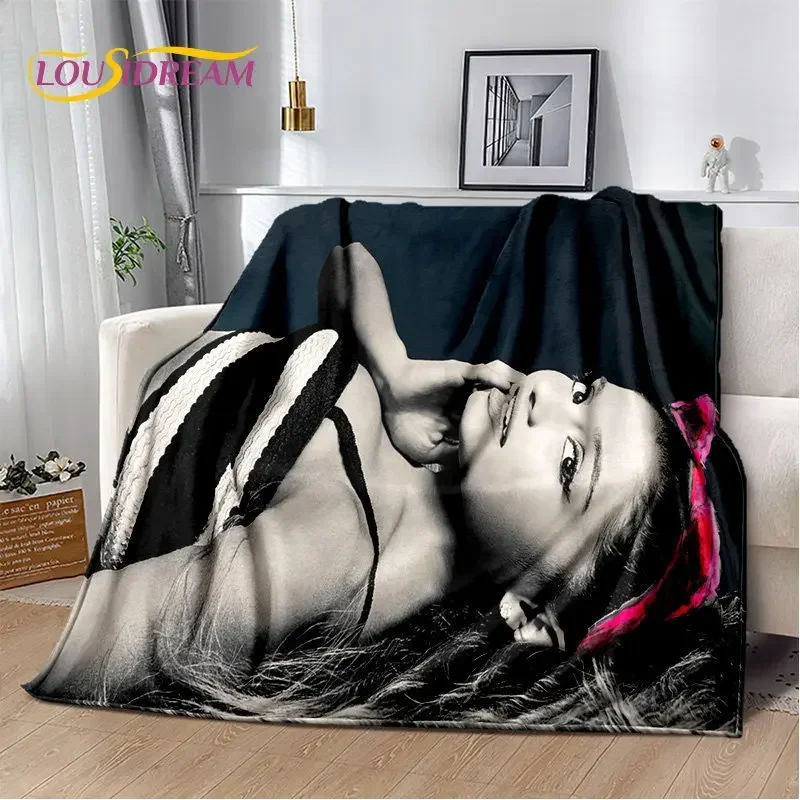 3D Popular Singer Ariana Grande Cat Ari Soft Plush Blanket,Flannel Blanket Throw Blanket for Living Room Bedroom Bed Sofa Picnic