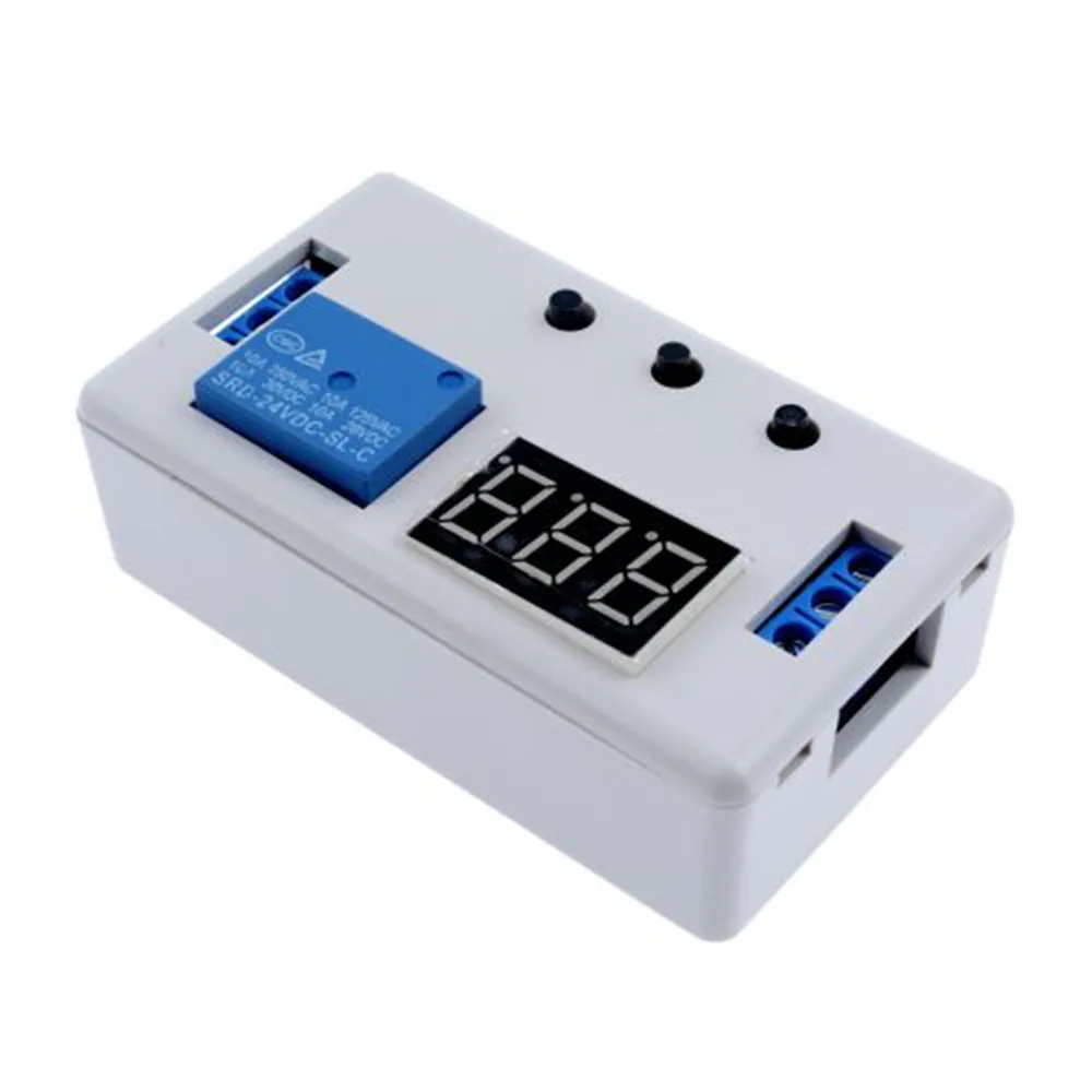 DC 12V 24V LED Digital Display Automation Delay Relay Trigger Time Circuit Timer Control Cycle Adjustable Switch Relay Module.