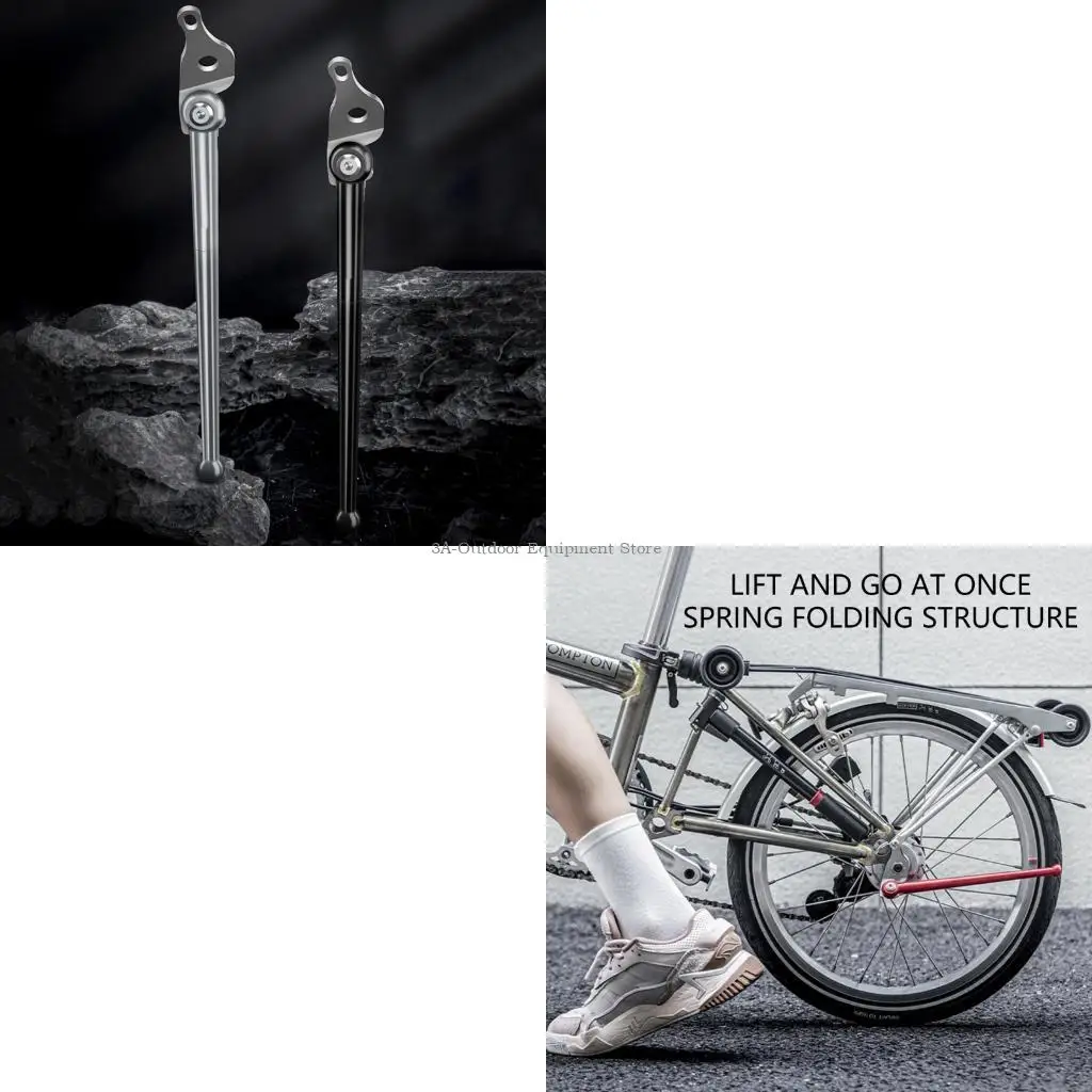 

Antislip Bike Stand Durability Bike Kickstand Easyly Install Bicycles Stand