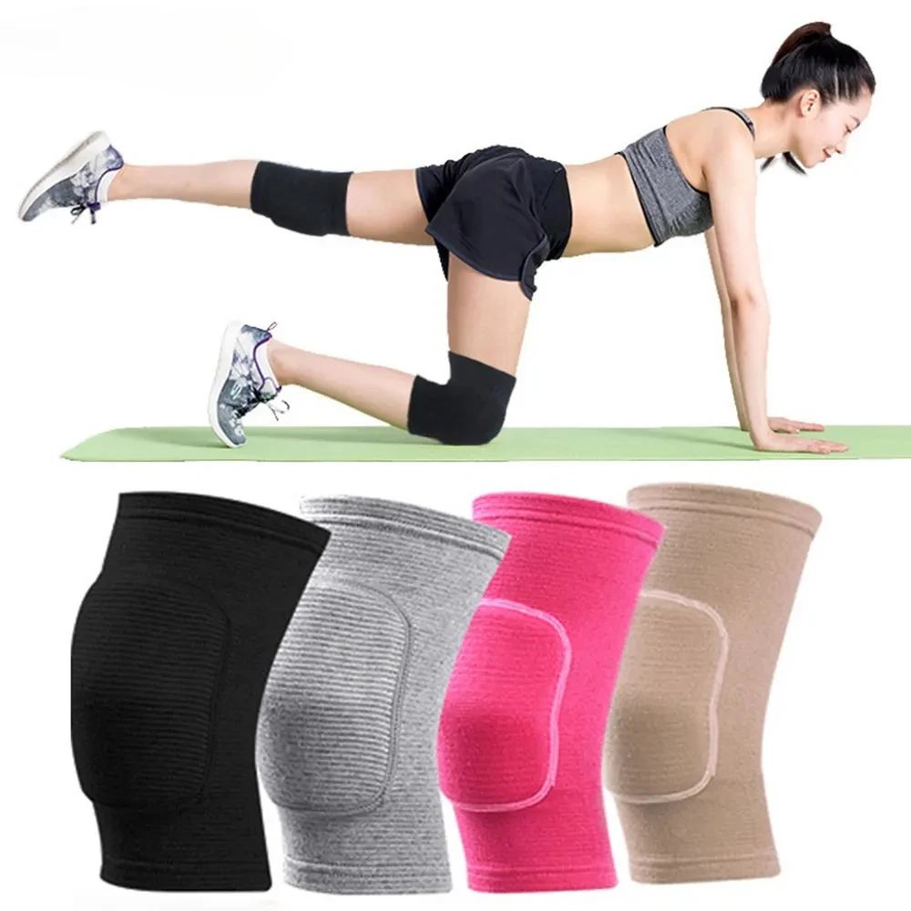 1Pair Sports Knee Pads for Men Women Kids Knees Protective Knee Braces for Dance Yoga Volleyball Football Running Cycling Tennis