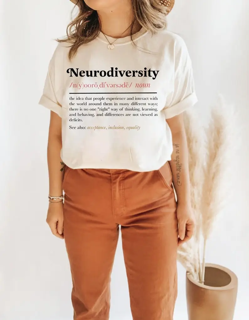 Neurodiversity definition shirt celebrate autism acceptance bipolar disorder awareness bcba infinity