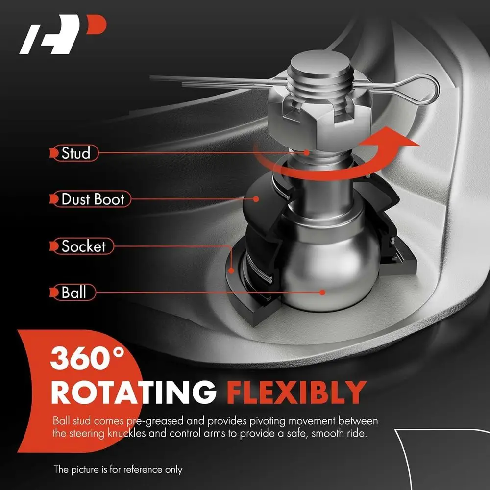 2 x Front Upper Control Arm, with Ball Joint & Bushing, Compatible with Tesla Model 3 2017-2021, Model Y 2020-2021