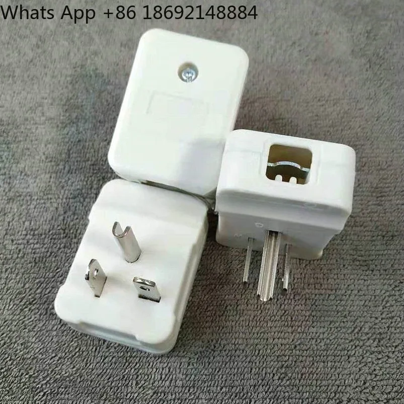 American white T-shaped plastic plug LK7003-3 NEMA 6-20P grounding type new