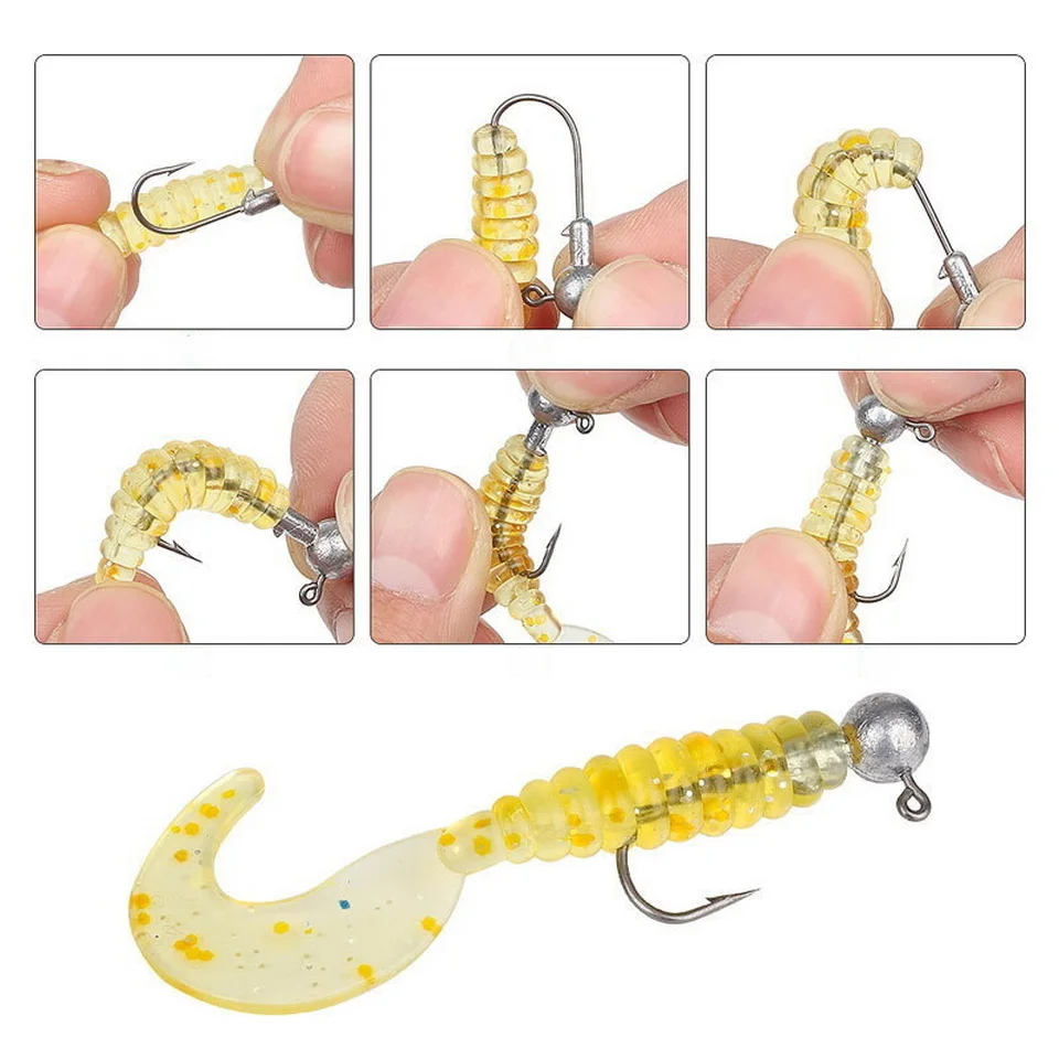 1g 2g 3,5g 5g 7g 10g 12g 20g Kurbel Jig Kopf Haken Angelhaken Kopf Jig Locken Harten Köder Weichen Wurm Angelhaken Jig Haken Für Angeln – Detail 8