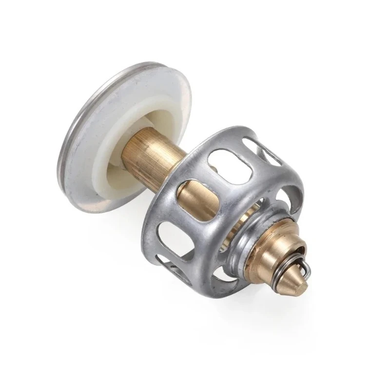 Basin Drains Universal Metal Filter Valve Pop-up Drainer Waste Stopper Bathtub Strainer Plug Hair Catchers Bathroom Accessories