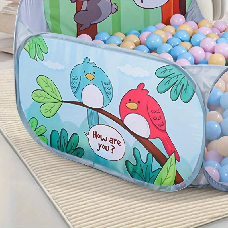 Piscina per palline per bambini Grande tenda pieghevole per palline pop-up Casetta per bambini Box per bambini Gioco per interni ed esterni Regalo di compleanno 120 cm