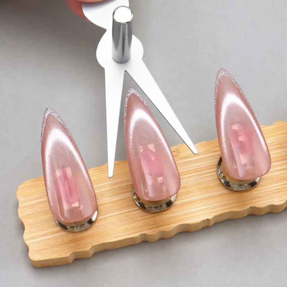 1/6-teiliges Katzenaugen-Nagelmagnet-Werkzeugset, French-Tips-Katzenaugen-Herzmagnete, Nagelmagnetstab, Katzenaugen-Gel-Nagellack-Magnete, Maniküre-Werkzeuge – Detail 5