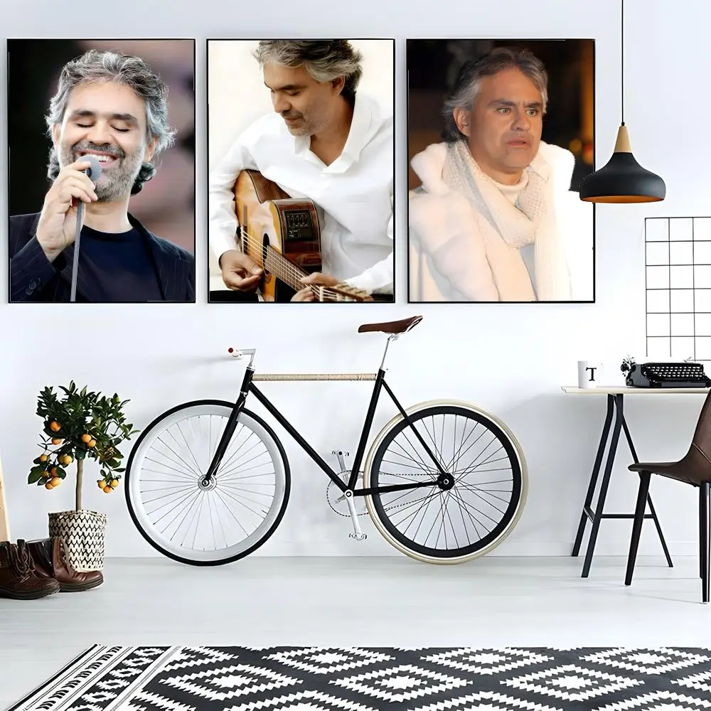 A-Andrea Bocelli Poster retro poster art living room decoration