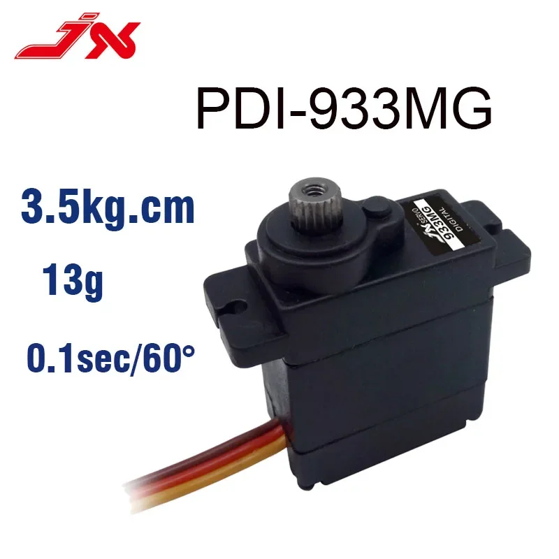 JX PDI-933MG 3.5KG 13g Metal Gear Digital Coreless Motor Servo for 1/18 RC Car Truck Model Helicopter Robot Parts