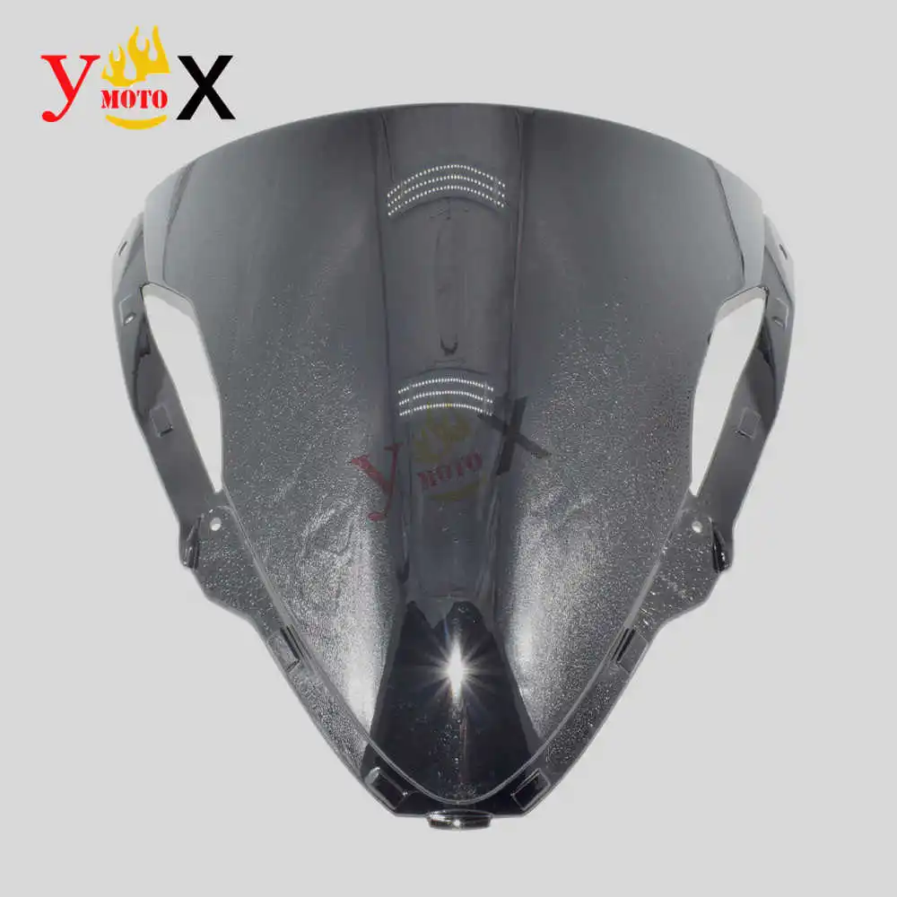 ZX 6R 23-24 Motorcycle Black/Clear Windscreen Windshield Front Fairing Wind Glass For KAWASAKI ZX-6R ZX6R 2023 2024