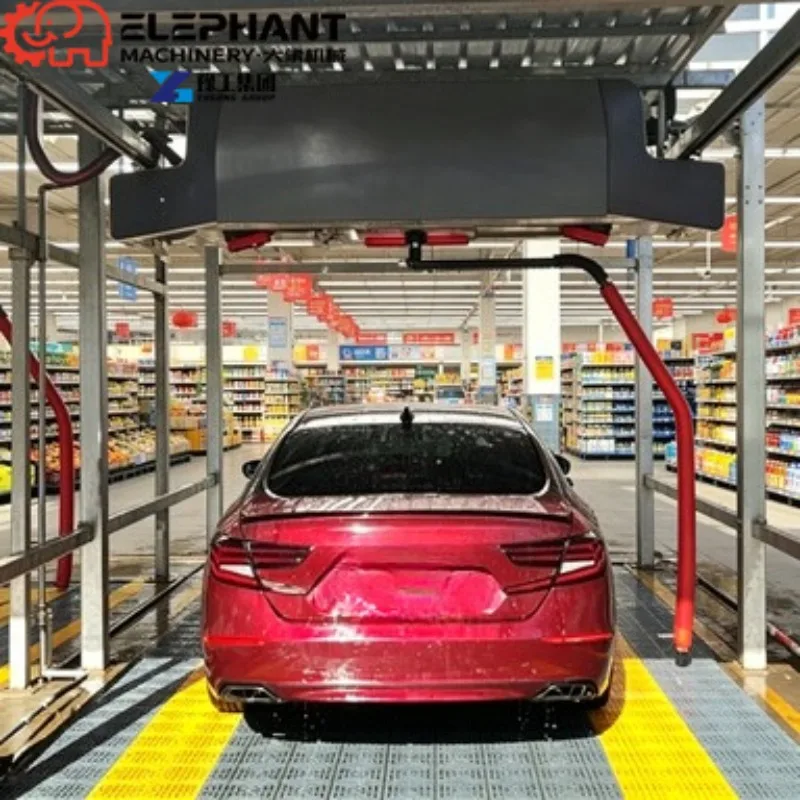 China Supplier Fully Electric Touchless Automatic Car Washing Machine 360 Degree Rotating Stainless Steel 25kW Self Service