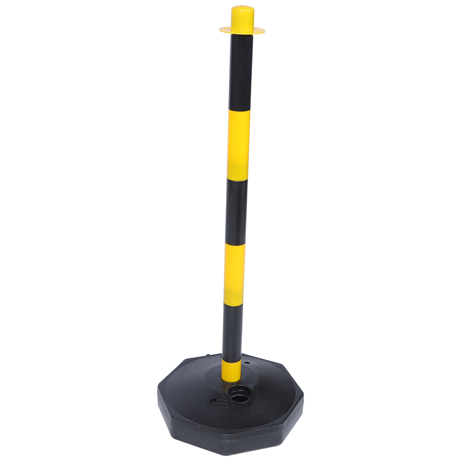 2Pcs Water Filled Warning Column Safety Cones Traffic Delineator Post Garage Parking Assist Yellow Barrier Road Guard Traffic