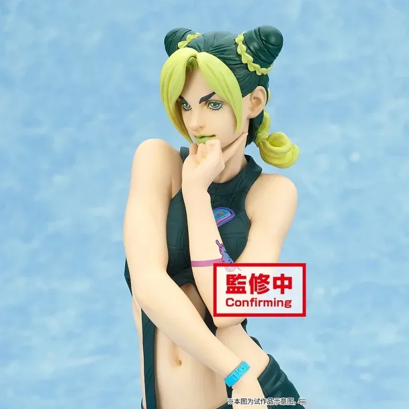 N Stock Original Bandai Jojo Bizarre Adventure Anime Figure Jolyne Cujoh Collection Ornaments Figure Toys Birthday Gift