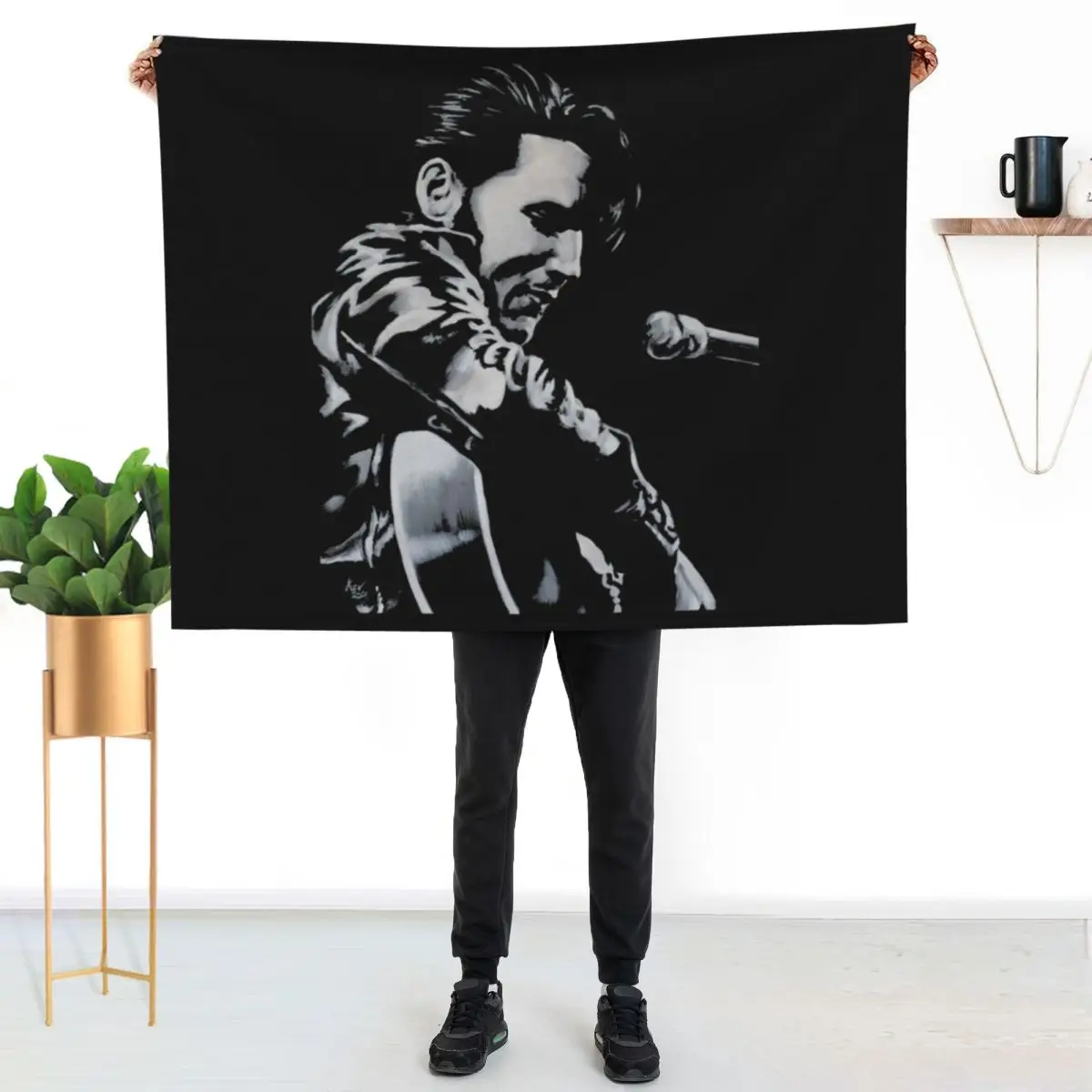 élvis Présléy - The King Is Back - King of Rock and Roll gift birthday Throw Blanket Blankets For Baby Hairy Blankets