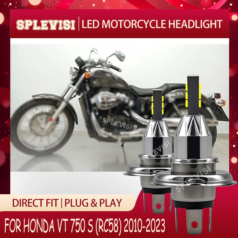 

Motorcycle LED Headlight Bulb - 2525 CSP, New Version For Honda VT 750 S (RC58) 2010 2011 2012 2013 2014 2015 2016 2017-2023