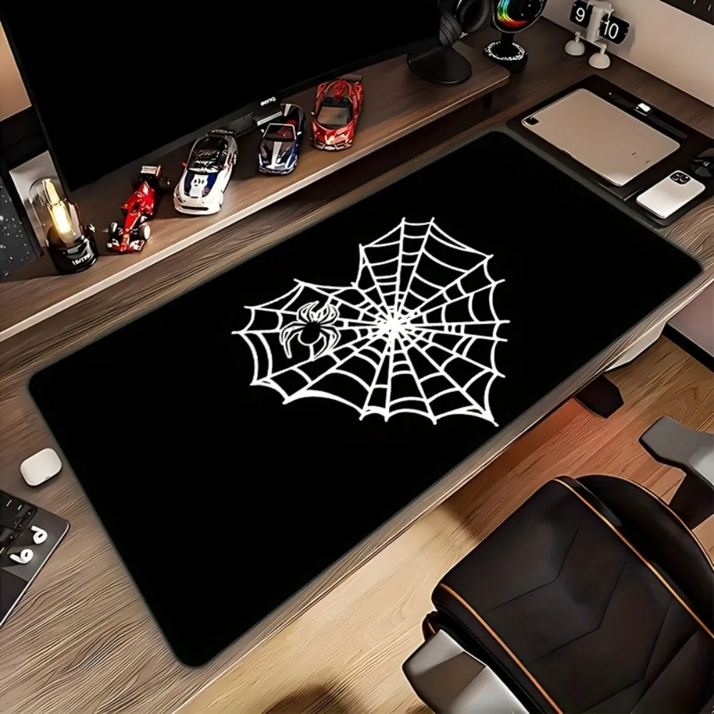 

Большой коврик для стола Spider & Web, расширенный игровой коврик для мыши, водонепроницаемый нескользящий коврик для клавиатуры для домашнего офиса и декора