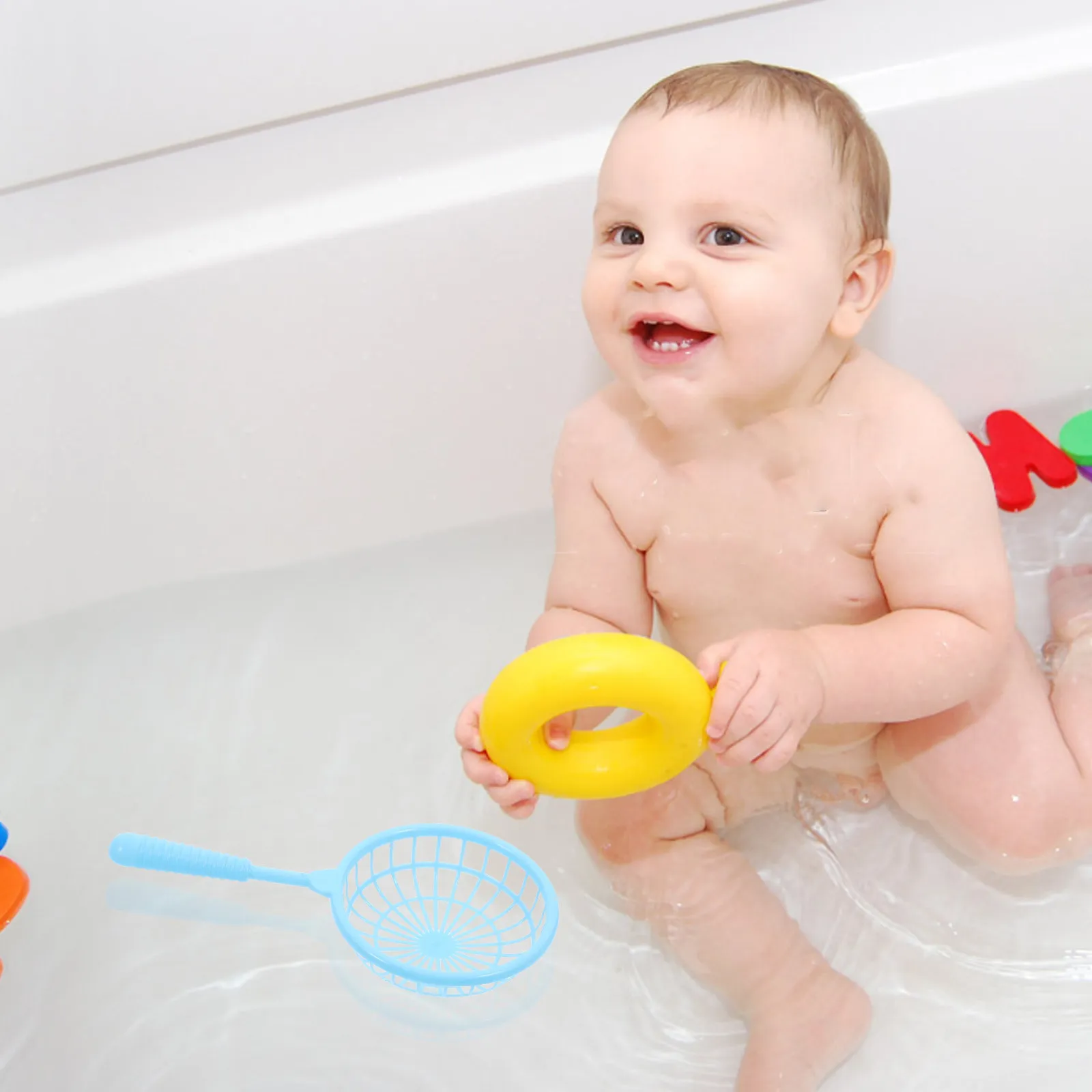 

Набор из 20 детских сачков для рыбалки, многоразовые пластиковые сачки для игр в ванной, бассейне, на улице, для малышей, для сбора мелочей