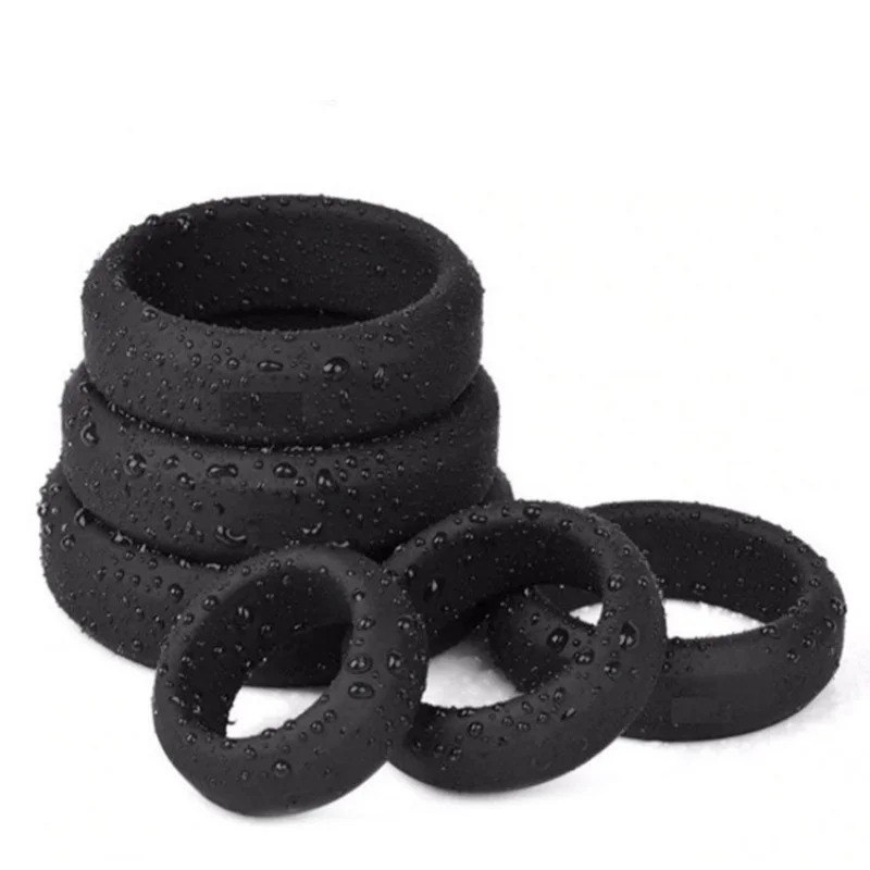 Silicone Semen Lock Ring Penis Enhance Erection Delay Ejaculation Cockring Sex Toys For Men Foreskin Cock Ring Adult Shop