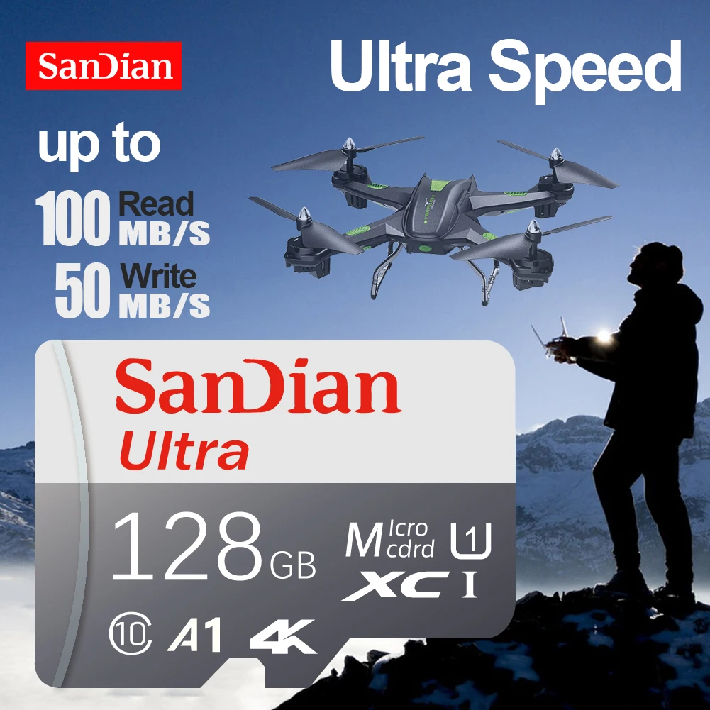 Memory Card 64GB 128GB SD Card Micro TF SD U3 V30 Class 10 High Speed Hot Sale For Nintendo Switch Steam Deck Game Card Extended