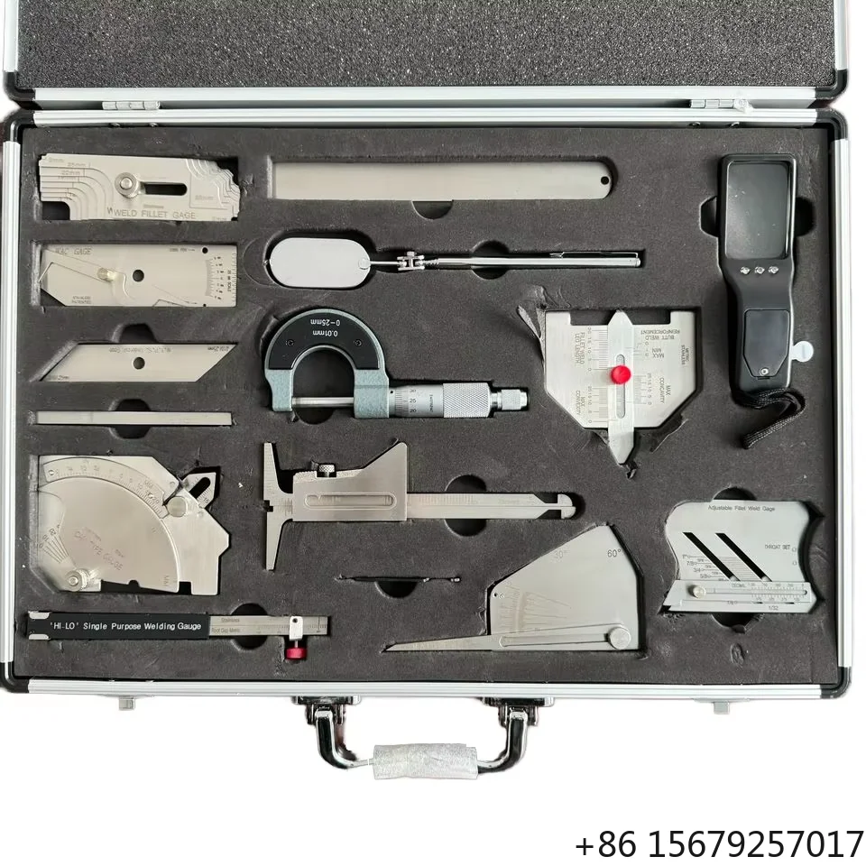 Stainless Steel Skew-t Fillet Weld Type Gage Inspection Rulers Welding Gauge Other Types of Testing Equipment