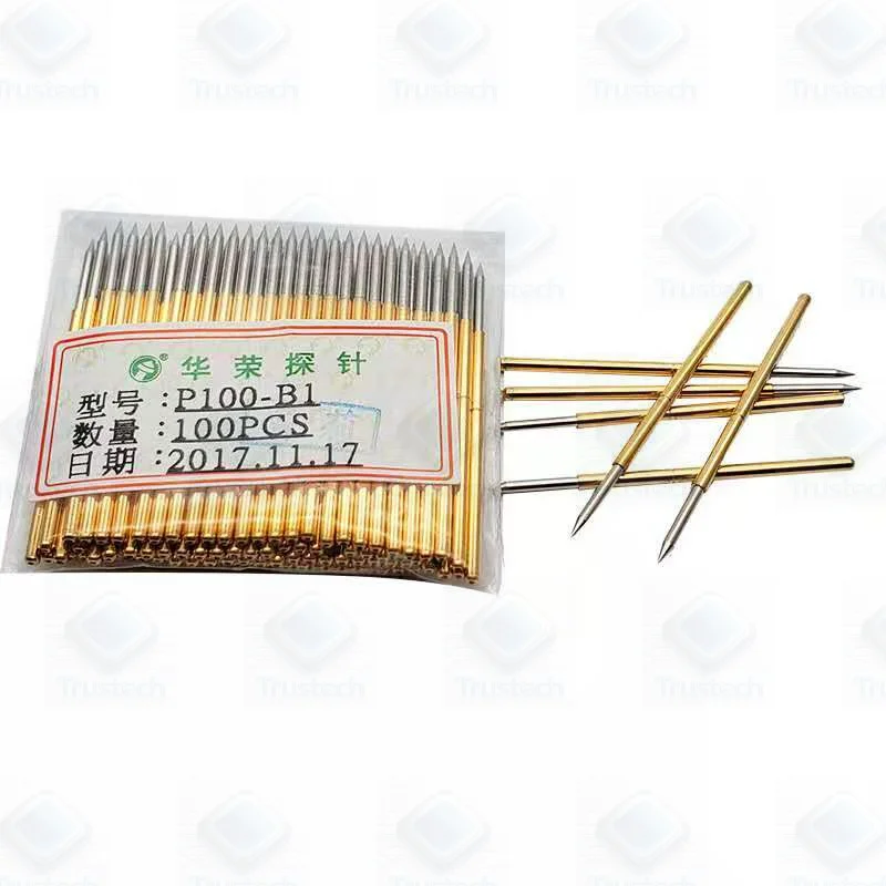 Original 100pcs probe P100-H2 test pin GD M3 Q1 J E F 1.36 spring pin